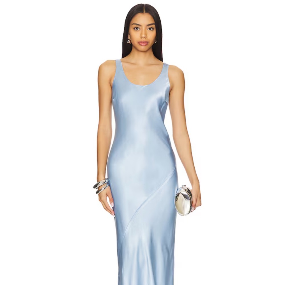 NWT Revolve/Line & Dot Adelyn Dress in Steel Blue